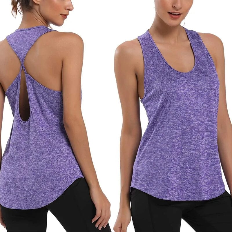 Journey of Becoming Violet / L Running Vest Fitness Yoga Shirts