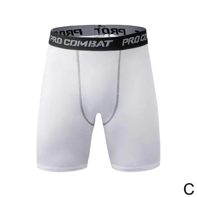 Journey of Becoming White Cycling / L Men's Fitness Elastic Shorts