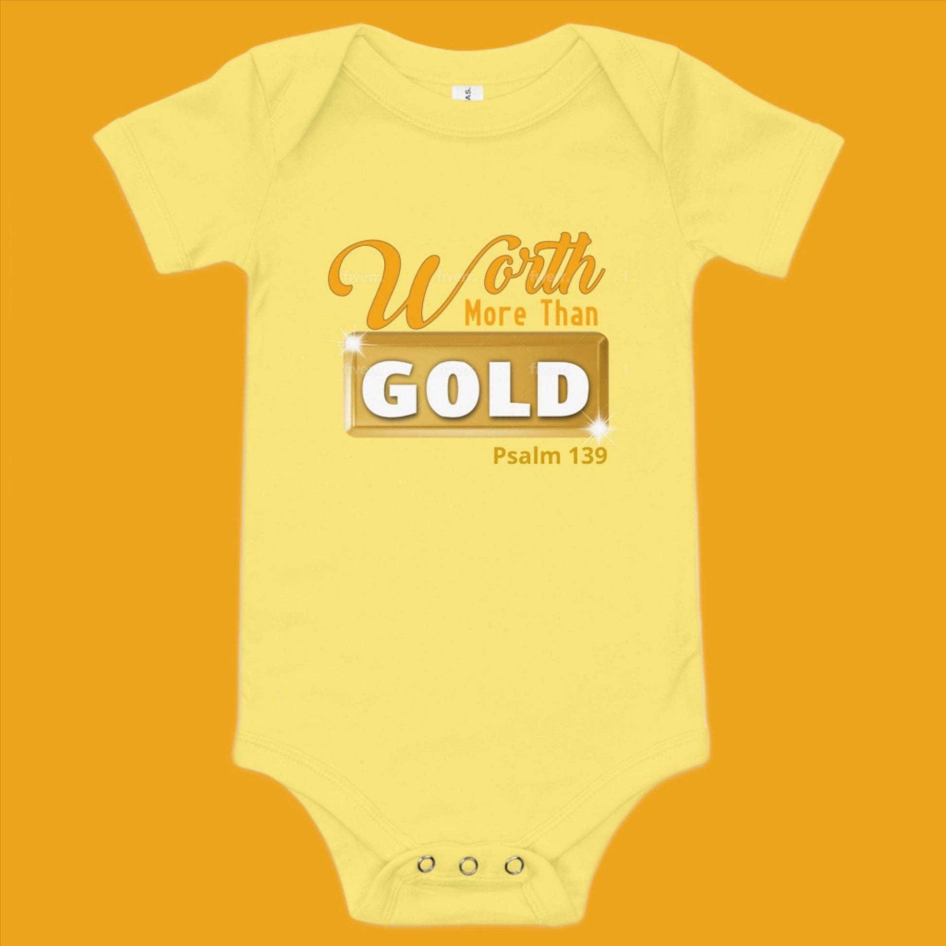 Journey of Becoming Yellow / 3-6m Baby short sleeve one piece