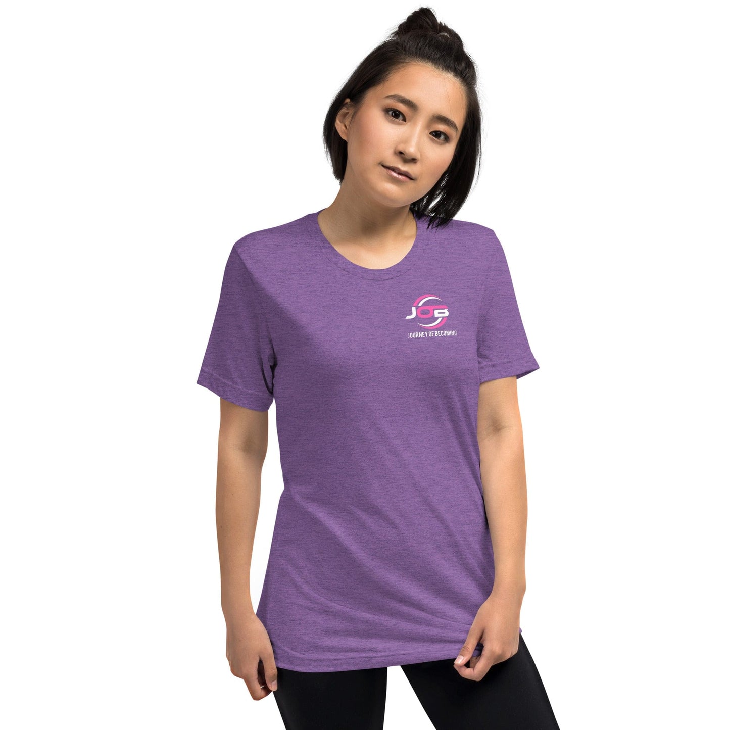 Journey of Becoming Purple Triblend Short sleeve t-shirt