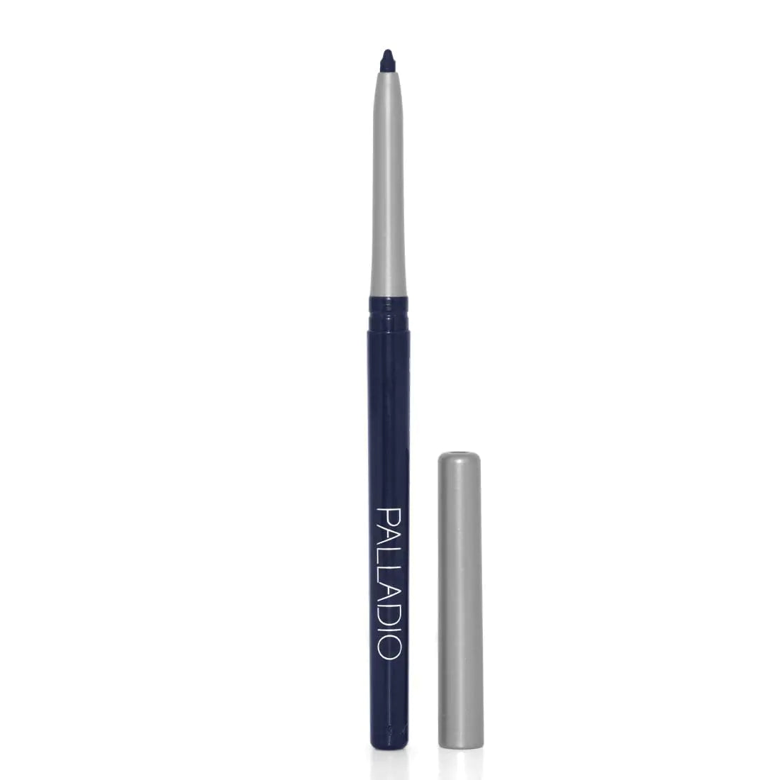 Palladio Retractable Waterproof Eyeliner, Richly Pigmented Color and Creamy, Slip Twist Up Pencil Eye Liner, Smudge Proof Long Lasting Application, All Day Wear, No Sharpener Required, Deep Blue